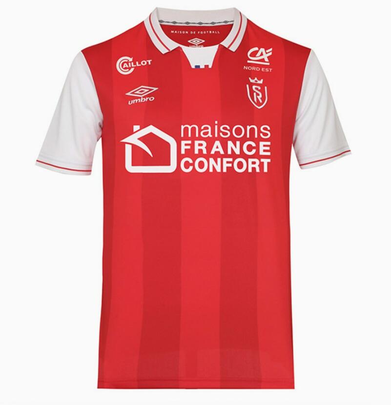 2021/22 Stade de Reims Home Kit Soccer Jersey